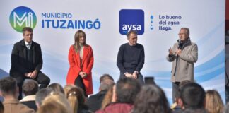 Katopodis, Malena Galmarini y Descalzo inauguraron nuevas redes de agua potable
