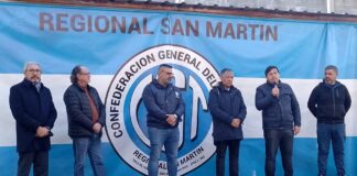 Normalización de autoridades de la CGT Regional San Martín