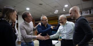 Rodríguez Larreta y Santilli visitaron 3F junto con Valenzuela