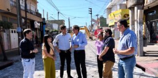 Ghi y Katopodis recorrieron obras en Morón