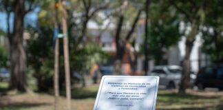 Plantaron árboles en homenaje a víctimas de homicidios y femicidios