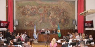 Apertura de sesiones: Ghi hizo foco en obras y seguridad