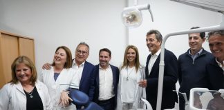 Massa y Descalzo inauguraron sala de salud