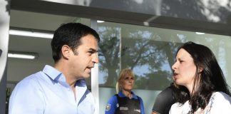 Soledad Martínez recibió a Ramón Lanús en Vicente López