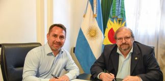 El intendente Descalzo firmó convenio con la UNLU