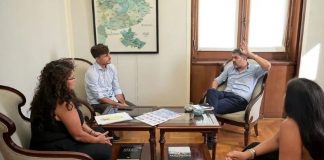 Ghi mantuvo una reunión con el ministro Bianco