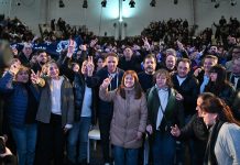 Moreira y Katopodis lanzaron la campaña de Fuerza Patria en San Martín