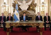 Una Cadena Nacional como inicio de la campaña libertaria