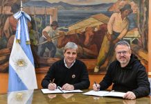 Valenzuela y Caputo anunciaron un plan de viviendas en Coronado