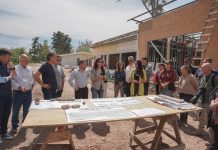 Pablo Descalzo recorrió la obra de la reserva natural