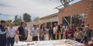 Pablo Descalzo recorrió la obra de la reserva natural