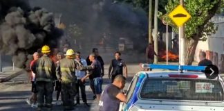 Trabajadores municipales atacaron el Concejo Deliberante de Morón