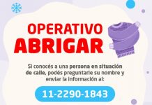 Comienzan los operativos de asistencia a personas en situación de calle