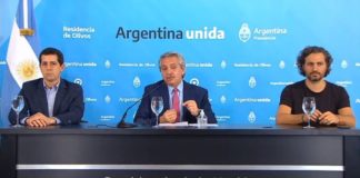 El Presidente hizo la primera extensión de la cuarentena
