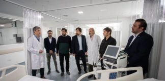 Kicillof y Moreira recorrieron el Hospital Eva Perón