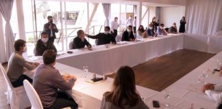 Reunión de intendentes de la Primera Sección con Arroyo y Raverta