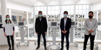 Juan Andreotti y Massa distribuyeron cinco respiradores para San Fernando