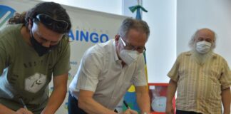 Descalzo y Pérsico firmaron un convenio de cooperación