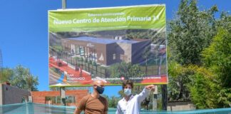 Juan Andreotti recorrió la obra del nuevo Centro de Salud 31