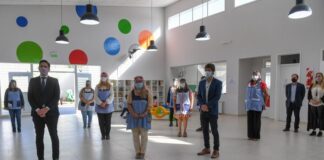 Juan Andreotti y Trotta inauguraron el nuevo Jardín 902
