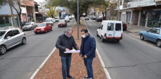 Moreira anunció nuevas obras en Avenida 25 de Mayo