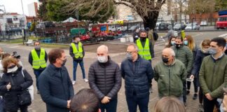 Santilli buscó votos en Tres de Febrero