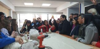 Moreira inauguró el nuevo edificio de la escuela Antonio Berni