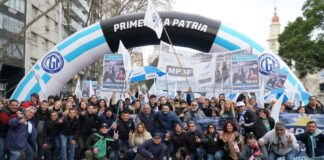 La Mesa Peronista 3F y la marcha de apoyo al Gobierno