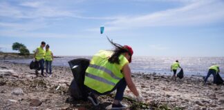 Recolectaron más de 220 kilos de residuos