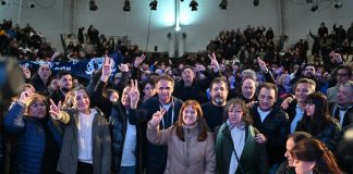 Moreira y Katopodis lanzaron la campaña de Fuerza Patria en San Martín
