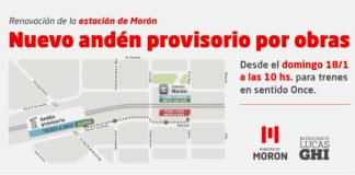 Arranca la renovación de la Estación Morón