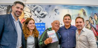 Pablo Descalzo y Marinucci entregaron pases gratuitos para transporte público